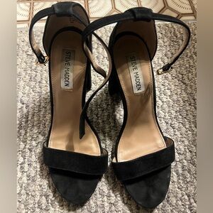 Steve Madden Black Women's Sandal Heels